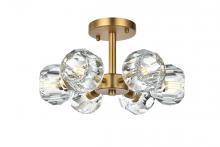  3505F14SG - Eren 14 Inch Flush Mount in Satin Gold