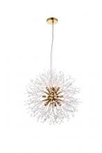  3507D24G - Solace 12 Lights Gold Pendant