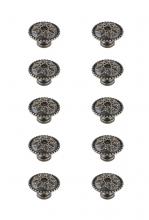  KB2011-AB-10PK - Corio 0.9" Diameter Antique Bronze Mushroom Knob Multipack (Set of 10)