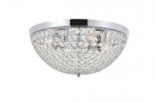  LD5012F18C - Taye 4 light Chrome Flush Mount