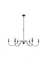  LD5056D48MB - Rohan 48 Inch Chandelier in Matte Black