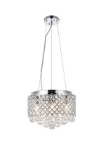  LD520D13C - Tully 4 lights pendant in chrome