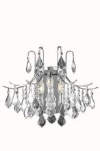  LD8100W16C - Amelia Collection Wall Sconce D16in H14in Lt:3 Chrome finish