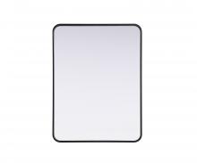  MR8A2736BLK - Contour Metal Rectangle Mirror 27x36 in Black