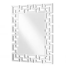  MR9152 - Sparkle 37.5 in. Contemporary Rectangle Mirror in Clear