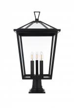  OD334P28BK - Oxford 7 inch Outdoor Pendant in Black