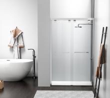  SD303-4876PCH - Semi-frameless Shower Door 48x76 Polished Chrome