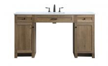  VF14960NT - 60 Inch Ada Compliant Bathroom Vanity in Natural Oak