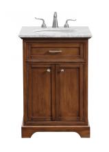  VF15024TK - 24 In. Single Bathroom Vanity Set in Teak