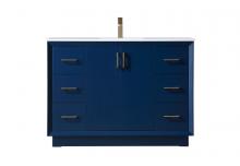  VF19648BL - 48 Inch Single Bathroom Vanity in Blue