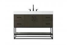 Elegant VF29248MMB - 48 inch Single Bathroom Vanity in Mocha Brown