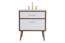  VF41030WH - 30 Inch Bathroom Vanity in White