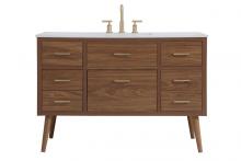  VF41048WB - 48 Inch Bathroom Vanity in Walnut Brown