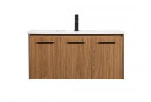  VF44540WB - 40 Inch Single Bathroom Vanity in Walnut Brown