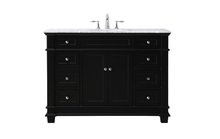  VF50048BK - 48 Inch Single Bathroom Vanity Set in Black