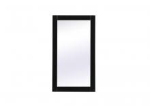  VM21832BK - Aqua Vanity Mirror 18x32 Inch in Black