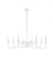  LD5006D42WH - Rohan 42 Inch Chandelier in White