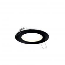  5006-CC-V-BK - Multi CCT Slim Round Recessed Panel Light - universal 120V-347V, 0-10V dimming