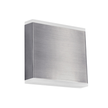  EMY-550-5W-SC - 15W LED Wall Sconce, Satin Chrome with Frosted Acrylic Diffuser