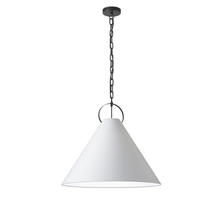  PCN-241P-MB-790 - 1LT Incand Pendant, MB w/ WH Shade