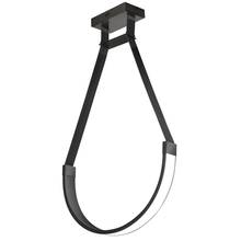  REG-241LEDP-MB - 30W Pendant Matte Black with White Silicone Diffuser