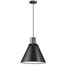  SNS-141P-MB - 1 Light Incandescent Pendant, Matte Black