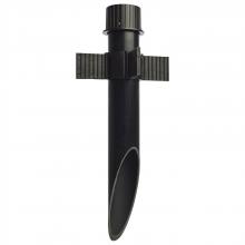  60/682 - 3 Inch Diameter Mounting Post; PVC; Matte Black