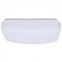  62/1855 - 11 Inch LED Cloud Fixture with Sensor; 11.5 Watts; 27K/30K/35K/40K/50K CCT Selectable; Square Shape;