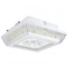  65/634 - Square LED; Wide Beam Angle Canopy Light; 3K/4K/5K CCT Selectable; 20W/30W/45W Wattage Selectable;