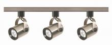  TK354 - 3 Light - MR16 - Round Back Track Kit - 4 foot Track - Line Voltage - Brushed Nickel