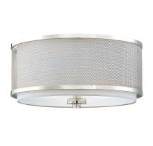  M60018PN - 3-Light Ceiling Light in Polished Nickel