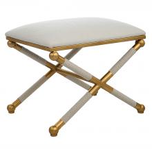 Uttermost 23732 - Socialite White Small Bench