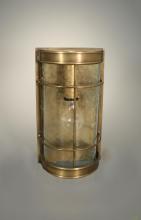  351-DAB-MED-CSG - Nautical Wall Sconce Dark Antique Brass Medium Base Socket Clear Seedy Glass