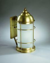  3531-DB-MED-CLR - Nautical Wall Dark Brass Medium Base Socket Clear Glass