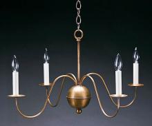  949-DAB-LT4 - Hanging S-Arms Dark Antique Brass 4 Candelabra Sockets