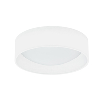  CFLD-1114-198F - LED Flush Mount, Satin Chrome Finish, Eggshell Shade