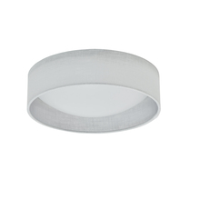  CFLD-1114-2400 - LED Flush Mount, Satin Chrome Finish, White Shade