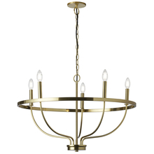  CSR-295C-AGB - 5 Light Incandescent Aged Brass Chandelier