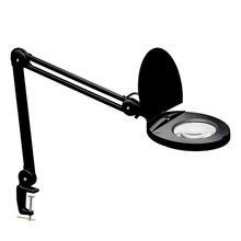  DMLED10-A-BK - 8W LED Magnifier Lamp, Black Finish