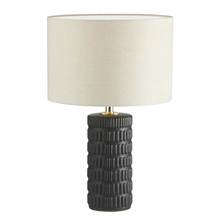  FTY-181T-MB-BG - 1 Light Incandescent Table Lamp Matte Black with Black Gold Shade