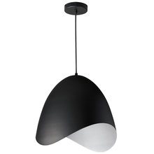  MYR-241P-BK - 1 Light Pendant, Black Finish