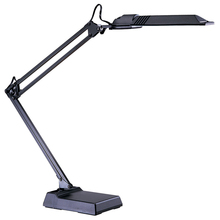  ULT133-BM-BK - Fluorescent Spring Balanced Arm Desk Lamp, 36" Reach, comes with 13W Fluorescent Bulb