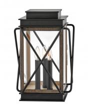  11197BK - Medium Pier Mount Lantern