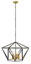  3576DZ - Medium Open Frame Single Tier Chandelier