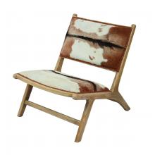  161-005OS - Organic Modern Hairon Leather Lounger