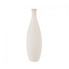  S0037-10193 - Faye Vase - Tall White (2 pack)